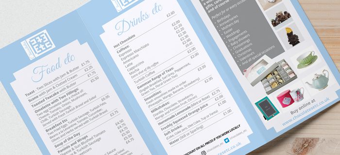 Menu Design