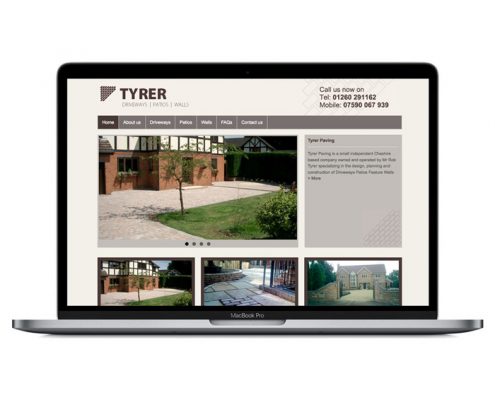 Tyrer Website design